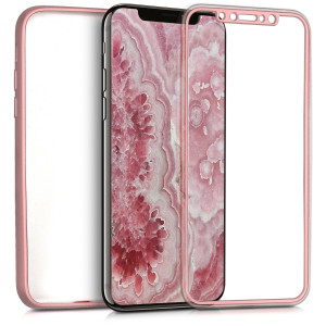 Husa pentru Apple iPhone X / iPhone XS, Silicon, Rose Gold, 42999.31 - Img 1
