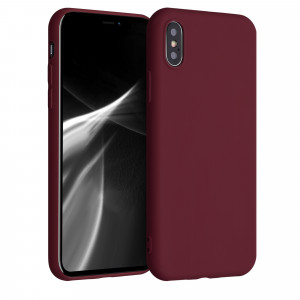 Husa pentru Apple iPhone X / iPhone XS, Silicon, Rosu, 42492.190 - Img 1