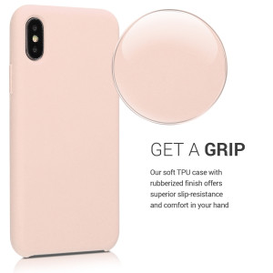 Husa pentru Apple iPhone X / iPhone XS, Silicon, Roz, 42495.10 - Img 4