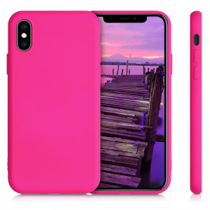 Husa pentru Apple iPhone X / iPhone XS, Silicon, Roz, 52975.77 - Img 2