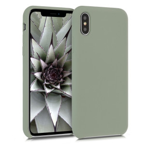 Husa pentru Apple iPhone X / iPhone XS, Silicon, Verde, 42495.172 - Img 1