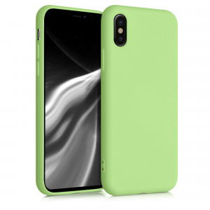 Husa pentru Apple iPhone X / iPhone XS, Silicon, Verde, 49982.214 - Img 1