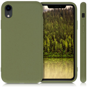 Husa pentru Apple iPhone XR, Fibre vegetale, Verde, 49105.107 - Img 2