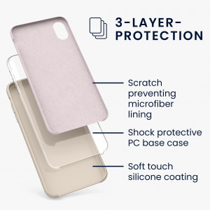 Husa pentru Apple iPhone XR, Silicon, Crem, 45910.154 - Img 3
