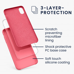 Husa pentru Apple iPhone XR, Silicon, Rose Gold, 45910.103 - Img 3