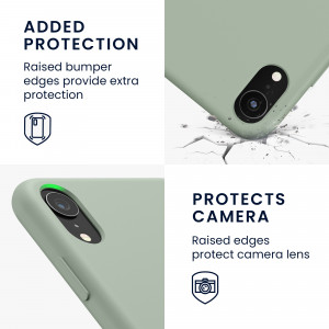 Husa pentru Apple iPhone XR, Silicon, Verde, 45910.172 - Img 4