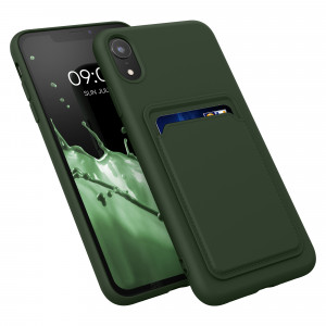 Husa pentru Apple iPhone XR, Silicon, Verde, 55116.80, kwmobile - Img 1