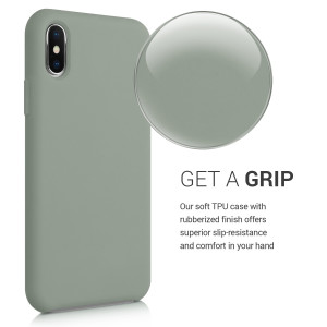 Husa pentru Apple iPhone XS Max, Silicon, Verde, 45909.172 - Img 4