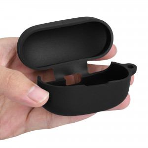 Husa pentru casti Sony WF-1000XM4, Kwmobile, Negru, Silicon, 55661.01 - Img 3