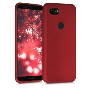 Husa pentru Google Pixel 3a, Silicon, Rosu, 52339.36 - Img 1
