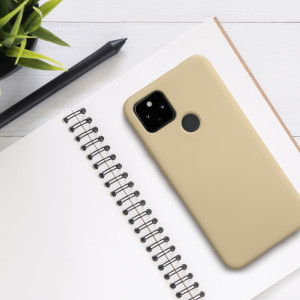 Husa pentru Google Pixel 4a 5G, Silicon, Crem, 53779.154 - Img 3