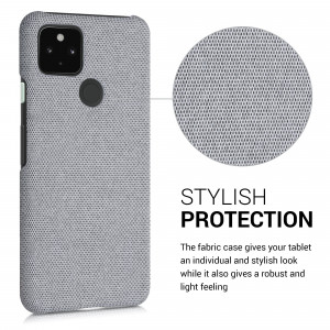 Husa pentru Google Pixel 4a 5G, Textil, Gri, 53569.25 - Img 4