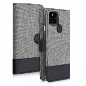 Husa pentru Google Pixel 4a 5G, Textil, Gri, 53776.22 - Img 4