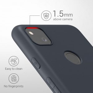 Husa pentru Google Pixel 4a, Silicon, Albastru, 52357.186 - Img 4