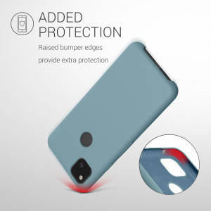 Husa pentru Google Pixel 4a, Silicon, Albastru, 52549.206 - Img 6