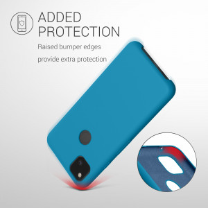 Husa pentru Google Pixel 4a, Silicon, Albastru, 52549.224 - Img 6