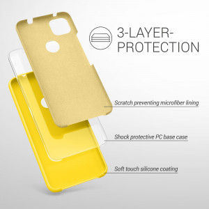 Husa pentru Google Pixel 4a, Silicon, Galben, 52549.165 - Img 3