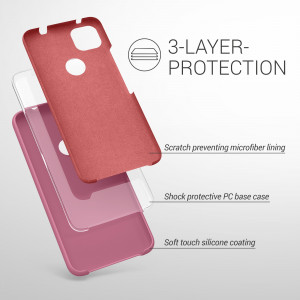 Husa pentru Google Pixel 4a, Silicon, Roz, 52549.167 - Img 3