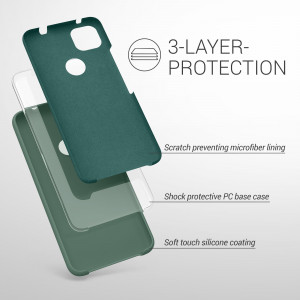 Husa pentru Google Pixel 4a, Silicon, Verde, 52549.166 - Img 3