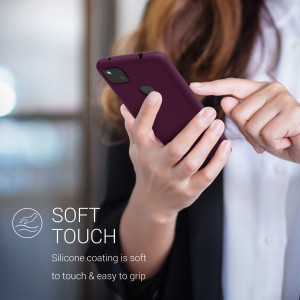 Husa pentru Google Pixel 4a, Silicon, Violet, 52549.187 - Img 4