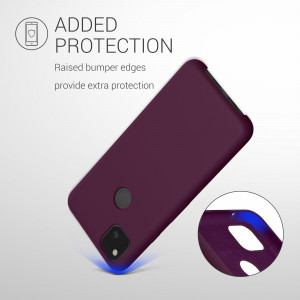 Husa pentru Google Pixel 4a, Silicon, Violet, 52549.187 - Img 6