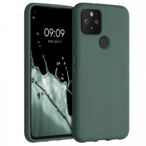 Husa pentru Google Pixel 5, Silicon, Verde, 51722.166 - Img 1