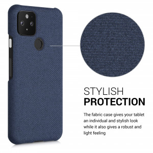 Husa pentru Google Pixel 5, Textil, Albastru, 52433.17 - Img 4