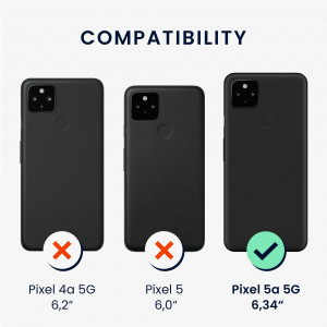 Husa pentru Google Pixel 5a, Silicon, Verde, 55207.50, kwmobile - Img 6