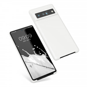 Husa pentru Google Pixel 6 Pro, Silicon, Alb, 55863.48, kwmobile - Img 2