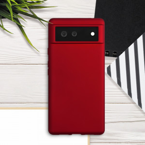Husa pentru Google Pixel 6, Silicon, Rosu, 55783.36, kwmobile - Img 3