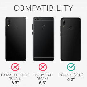 Husa pentru Huawei P Smart (2019), Silicon, Negru, 47824.01 - Img 5
