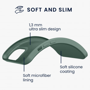 Husa pentru iPhone 13, Silicon, Verde, 55948.166 - Img 3