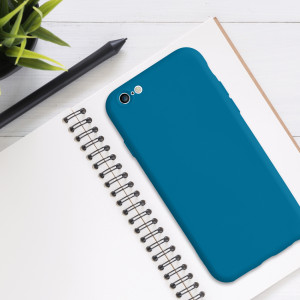 Husa pentru iPhone 6 / iPhone 6s, Silicon, Albastru, 49980.224 - Img 3
