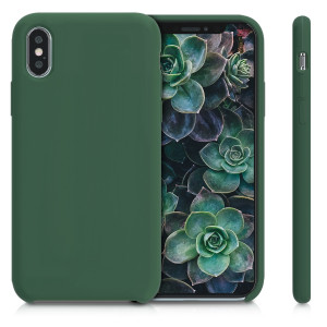 Husa pentru iPhone X / iPhone XS, Silicon, Verde, 46313.80 - Img 2