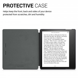 Husa pentru Kindle Kindle Oasis 10, Piele ecologica, Multicolor, kwmobile, 49417.03 - Img 5