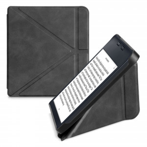 Husa pentru Kobo Libra 2, Kwmobile, Gri, Piele ecologica, 56576.73 - Img 1