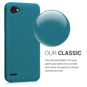 Husa pentru LG Q6 / Q6 Plus, Silicon, Verde, 42608.57 - Img 4