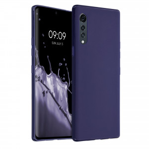 Husa pentru LG Velvet, Silicon, Albastru, 52532.182 - Img 1