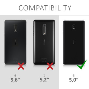 Husa pentru Nokia 3, Textil, Gri, 41108.01 - Img 6