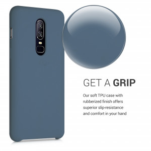 Husa pentru OnePlus 6, Silicon, Albastru, 46122.202 - Img 4