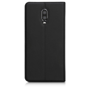 Husa pentru OnePlus 6T, Piele ecologica, Negru, 46320.01 - Img 4