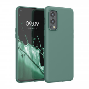 Husa pentru OnePlus Nord 2 5G, Silicon, Verde, 56036.166, kwmobile - Img 1
