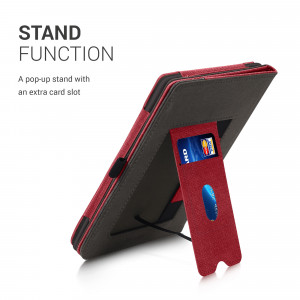 Husa pentru PocketBook InkPad 3 / InkPad 3 Pro / InkPad Color, Piele ecologica, Rosu, kwmobile, 53648.02 - Img 5