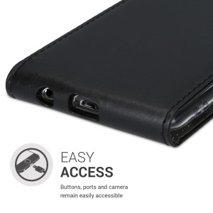 Husa pentru Samsung Galaxy A10, Piele ecologica, Negru, 49823.01 - Img 5