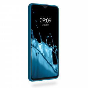 Husa pentru Samsung Galaxy A12, Silicon, Albastru, 54048.224 - Img 3