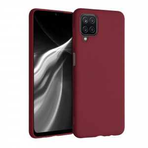 Husa pentru Samsung Galaxy A12, Silicon, Rosu, 54048.209 - Img 1