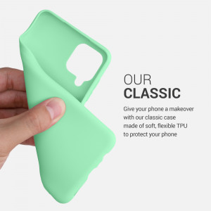 Husa pentru Samsung Galaxy A12, Silicon, Verde, 54048.147 - Img 4