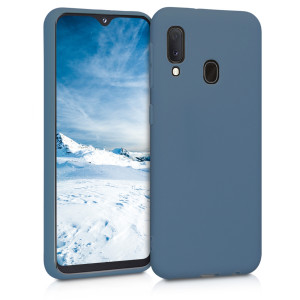 Husa pentru Samsung Galaxy A20e, Silicon, Albastru, 48738.168 - Img 1