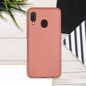 Husa pentru Samsung Galaxy A20e, Silicon, Maro, 48739.211 - Img 3