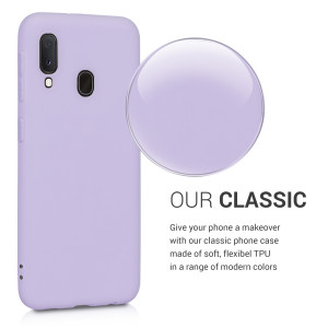 Husa pentru Samsung Galaxy A20e, Silicon, Mov, 48738.108 - Img 4